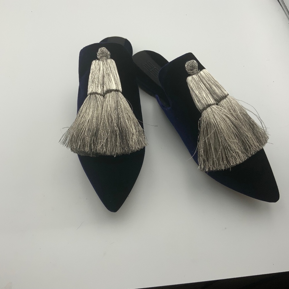 SANAYI RACINE VELVET SLIPPERS